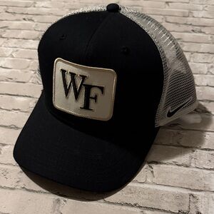 Nike Black and Gray Cap with WF Patch